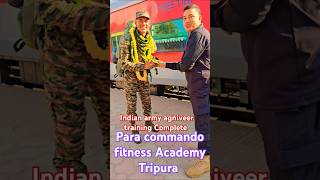 Indian army agniveer training Complete Congratulations shorts video today [upl. by Frulla]