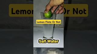 Normal Water Vs Salt Water Experiment experiment easyscienceexperiments goofys08 [upl. by Arodal609]