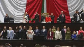 Mexico National Anthems quotHimno Nacional Mexicanoquot  Claudia Sheinbaum Pardos Inauguration 2024 [upl. by Jaine]