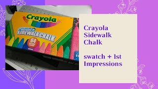 Crayola Sidewalk Chalk [upl. by Oisinoid]