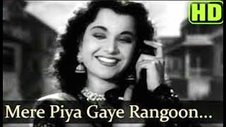 Mere Piya Gaye Rangoon song old  old songs 1967 video ringtone [upl. by Hartman]