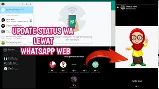 Cara Update Status WA Lewat Whatsapp Web  Mudah Banget [upl. by Yrekaz165]