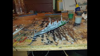 Airfix  Sink the Bismarck  Part 5  British Heavy Cruiser  HMS Suffolk [upl. by Wagoner46]