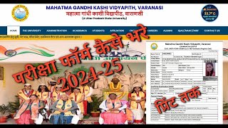 Examination form कैसे भरे 2024 25 [upl. by Carnes]