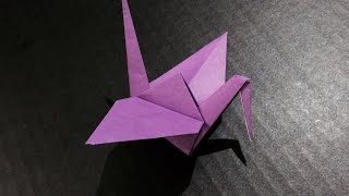 How to Fold an Origami Crane Tutorial [upl. by Goss414]