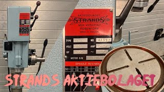 Strands CS 30S Geared Head Aktiebolaget Drill Press [upl. by Odraboel527]