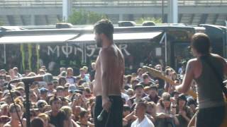 Alexisonfire  Accidents at Warped Tour 2009 [upl. by Ainsley549]