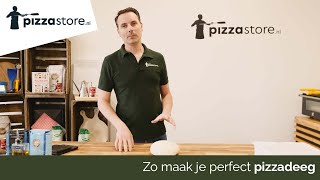 Zo maak je het perfecte pizzadeeg met de hand 🍕 [upl. by Ecerahc]