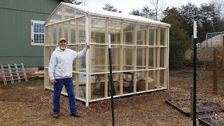 Awesome DIY Greenhouse  Take a tour with me amp see the ventilation in action [upl. by Farris427]