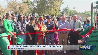 Heritage Park reopening ceremony in east Bakersfield [upl. by Namaan520]