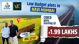 नवी मुबई मे सस्ता प्लॉट  712 Clear Land For Sale  CIDCO PLOT Under 199L  NAVI MUMBAI Plot Vlog [upl. by Rivard546]