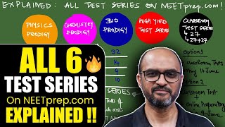 EXPLAINED in 8 Minutes  All 6 Test Series on NEETprepcom for NEET Aspirants [upl. by Rheingold]