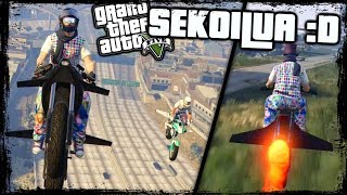 GTA V PC Sekoilua 55  RAKETTIMOPO ON HASSU LELU [upl. by Shuma45]