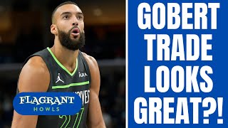 Minnesota Timberwolves trade for Rudy Gobert looks great [upl. by Assillim]