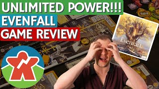 Evenfall  Board Game Review  UNLIMITED POWER [upl. by Nemad]