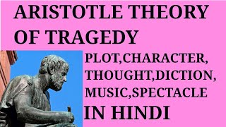 ARISTOTLE THEORY OF TRAGEDY IN POETICS IN HINDI MEG5 [upl. by Onaicram]