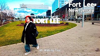 Fort Lee in Northern NJ  4K Walking Tour [upl. by Sad]