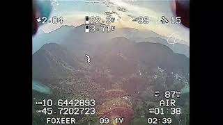 OSD EV200D RANGE TEST 220 km  800mW FPV [upl. by Nylrem]