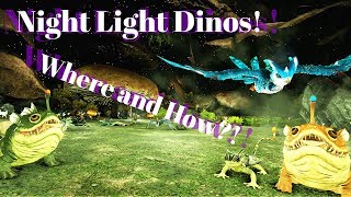 How To Tame All Light Dinos Featherlight Glowtail Bulbdog Shinehorn Ark Aberration [upl. by Clarkson199]