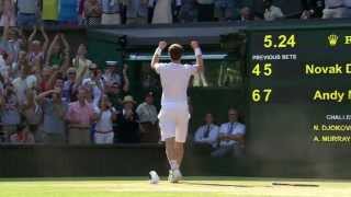 Andy Murray wins Wimbledon 2013 title [upl. by Evannia]