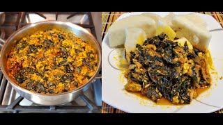 My Ghana Mom Cooking Authentic Kontomere Stew  Palava Sauce  Spinach Stew [upl. by Terces]