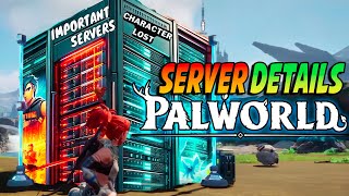 Palworld Server Details Cross Play Character Saving [upl. by Chassin251]