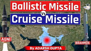 Difference Between Ballistic amp Cruise Missile  Ballistic Vs Cruise  UPSC Mains GS3 [upl. by Daiz282]