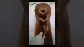 Hairstyle party hairstyle YouTube shorts stylish hairstyle girlish luxury hair [upl. by Thetisa]