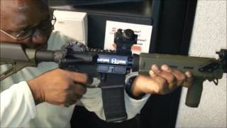 Yman shooting the Palmetto State Armory AR15 Rifle in 556mm at Stoddards Range Atlanta Georgia [upl. by Vitus]