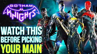 Gotham Knights  All Heroes amp Skills How To Pick Your Perfect Main Gotham Knights Character Guide [upl. by Nellek]