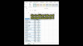 Slicer in Excel  ❌ Dont use filter like this 📊✨ [upl. by Nelyk]