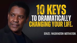 DENZEL WASHINGTON  10 WAYS TO DRAMATICALLY IMPROVE YOUR LIFE  Best Motivational Speech [upl. by Mychal800]