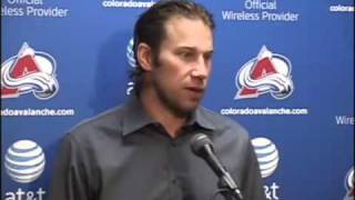 Peter Forsberg Return Interview Jan 22nd 2011 [upl. by Morton223]