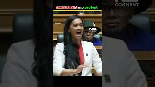 Newzealand MP protest in parliamentshorts facts amazingfacts [upl. by Sola]