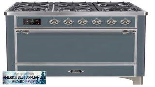 Majestic 36quot Dual Fuel LP Freestanding Range Blue Grey W Chrome Trim Review [upl. by Harrus]