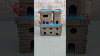 destroying a beautiful miniature clay house 😱186 [upl. by Ennaeerb]