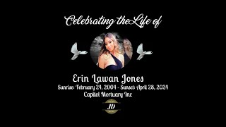 Celebrating the Life of Erin Lawan Jones [upl. by Atal]