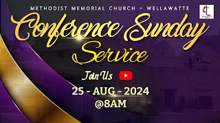 Methodist Memorial Church  Conference Sunday Service Tamil  Live  800 AM on 25082024 [upl. by Ayouqes]