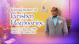 Celebrating The Life Of Krishen Ramnarine [upl. by Anastos]