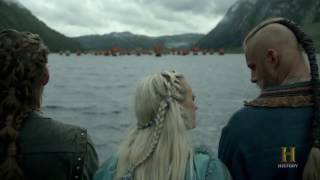 Vikings  King Harald and Halfdan Arrive In Kattegat Season 4B Official Scene 4x12 HD [upl. by Burr]