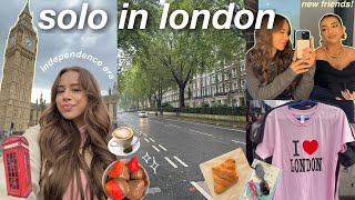 SOLO TRAVELING IN LONDON  exploring neighbourhoods coffee shops sight seeing markets etc ੈ✩‧₊˚ [upl. by Letsyrk403]