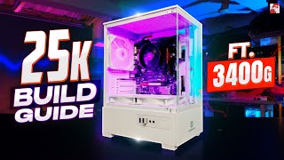 25K BDT PC Build Guide 2024 ft 3400G [upl. by Cahra]