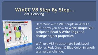 WinCC v80 Step By Step 14 Create VBS Script In VBS Script Editor 👨‍💻 winccguru [upl. by Cerys]