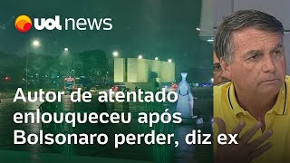 Homem que fez atentado com bomba no STF enlouqueceu após Bolsonaro perder eleição diz exmulher [upl. by Saref856]