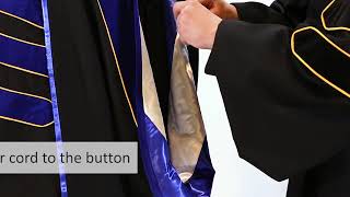 How to wear DOCTORAL HOOD [upl. by Ayotl]