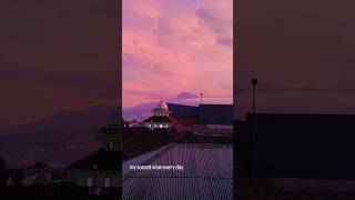 Sunset in summer time sunset summer summervibes beautiful kpop shortvideo [upl. by Alicec]