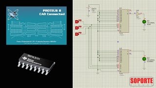 Sumador Completo con 2 Multiplexores 74151 8x1  Proteus 8 [upl. by Stefano]