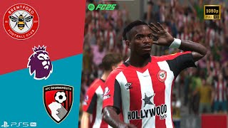 EA SPORTS FC™ 25  EPL ROUND 11  BRENTFORD vs BOURNEMOUTH  PS5 HD GAMEPLAY 30fps [upl. by Attiuqram]