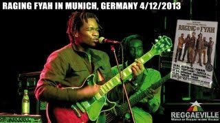 Raging Fyah  Dread LIVE in Munich Germany  Backstage 4122013 [upl. by Lissy]