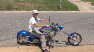 Test Ride  34 Mini Chopper  Resurrection 4 [upl. by Llorrad508]